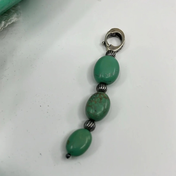 Set of Two 💙 Sincerely Southwest Sterling Silver Turquoise Pendants - Picture 14 of 16